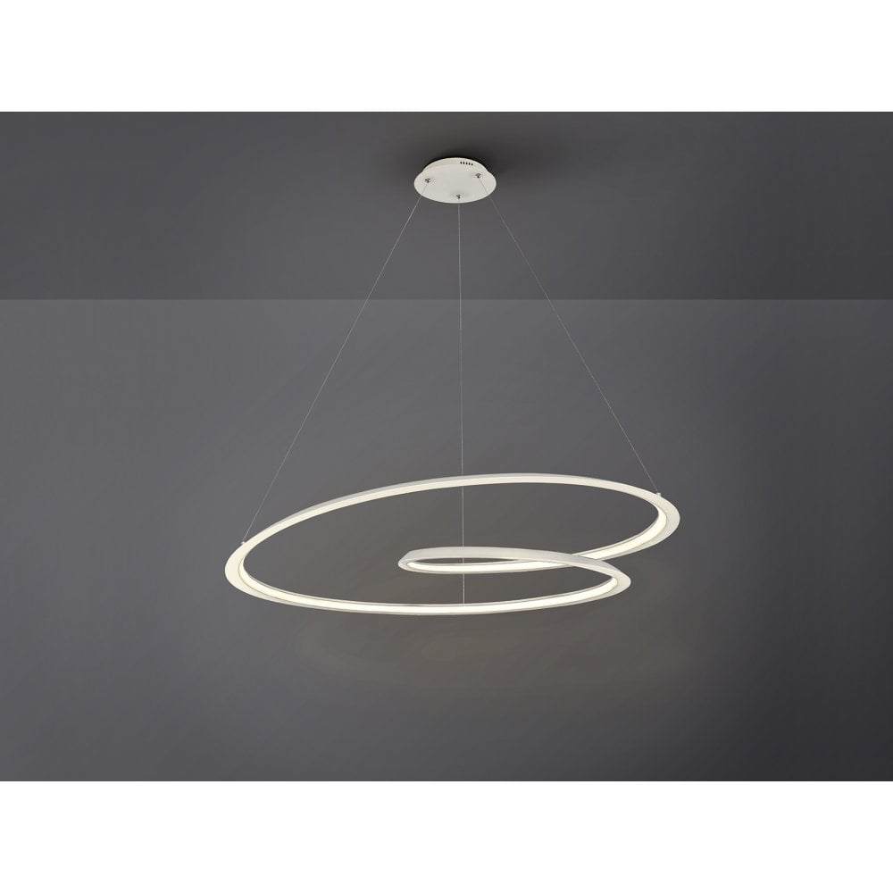 527637 Looping LED Pendant White