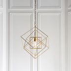 90032 1 Light Pendant Antique Gold Leaf