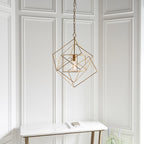 90032 1 Light Pendant Antique Gold Leaf