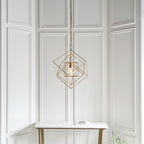 90032 1 Light Pendant Antique Gold Leaf