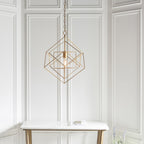 90032 1 Light Pendant Antique Gold Leaf
