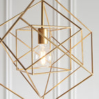 90032 1 Light Pendant Antique Gold Leaf