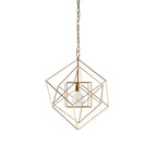 90032 1 Light Pendant Antique Gold Leaf