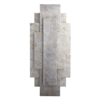 90451 2 Light Wall Light Antique Silver Leaf