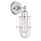 95509 Bathroom 1 Light Wall Light Chrome Plate