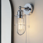 95509 Bathroom 1 Light Wall Light Chrome Plate