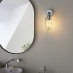 95509 Bathroom 1 Light Wall Light Chrome Plate