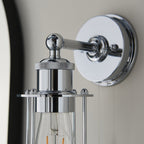 95509 Bathroom 1 Light Wall Light Chrome Plate