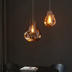 99516 1 Light Pendant Copper Metallic Glass & Chrome Plate