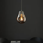 99519 1 Light Pendant Chrome Metallic Glass & Chrome Plate