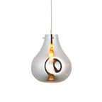 99788 1 Light Pendant Chrome Metallic Glass & Chrome Plate