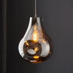 99788 1 Light Pendant Chrome Metallic Glass & Chrome Plate