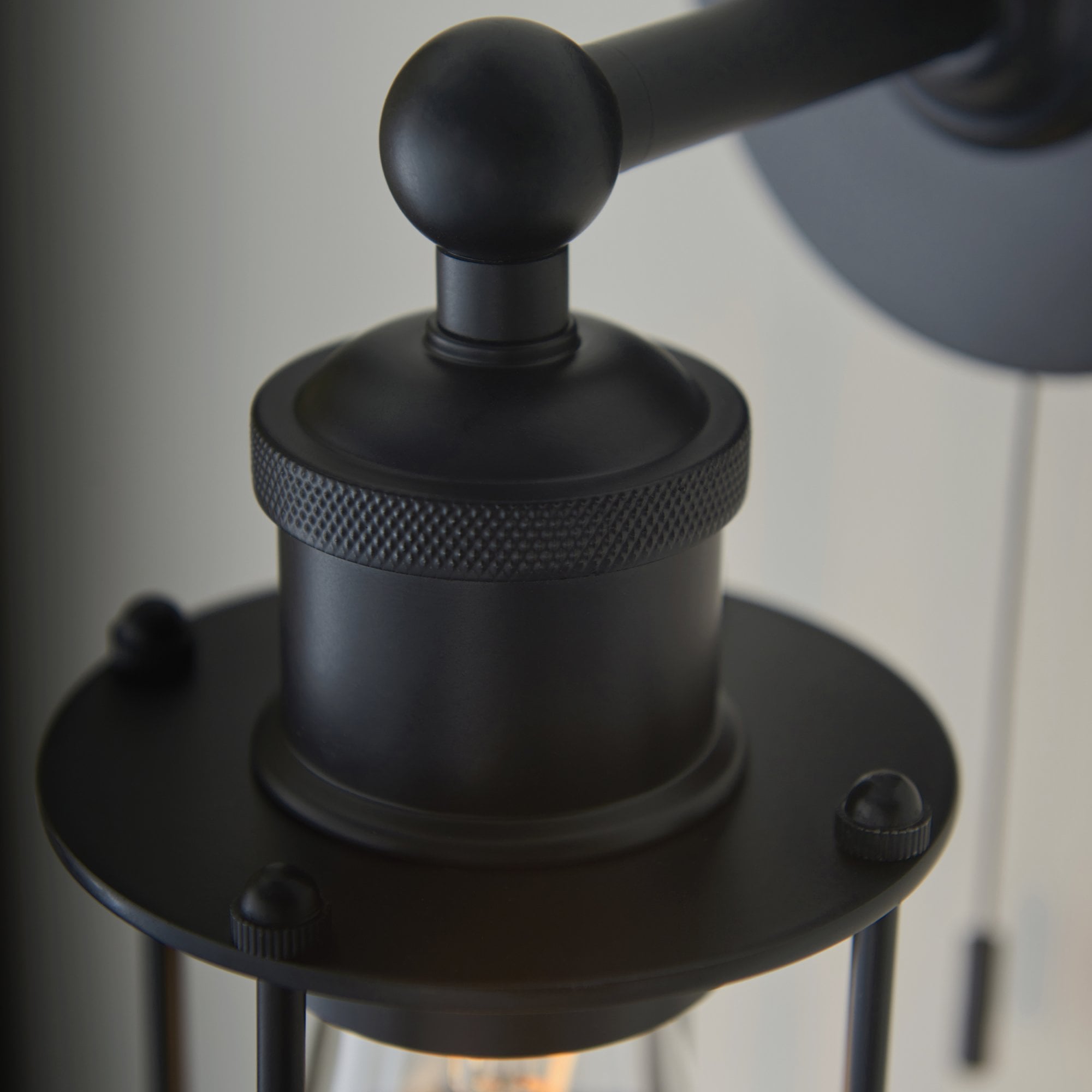 99948 Bathroom 1 Light Wall Light Matt Black Finish