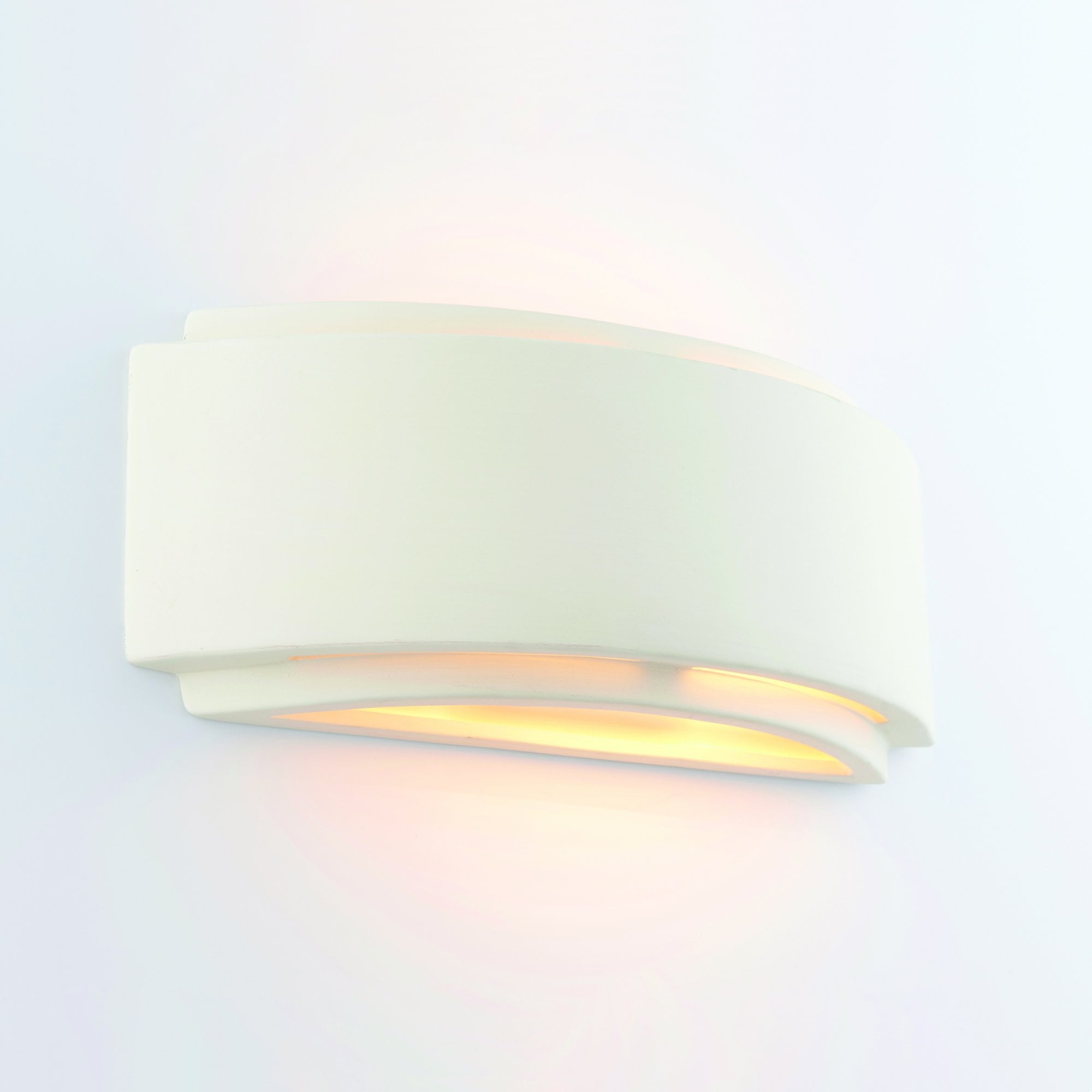 76570 Gianna 1 Light Wall Light Unglazed Ceramic