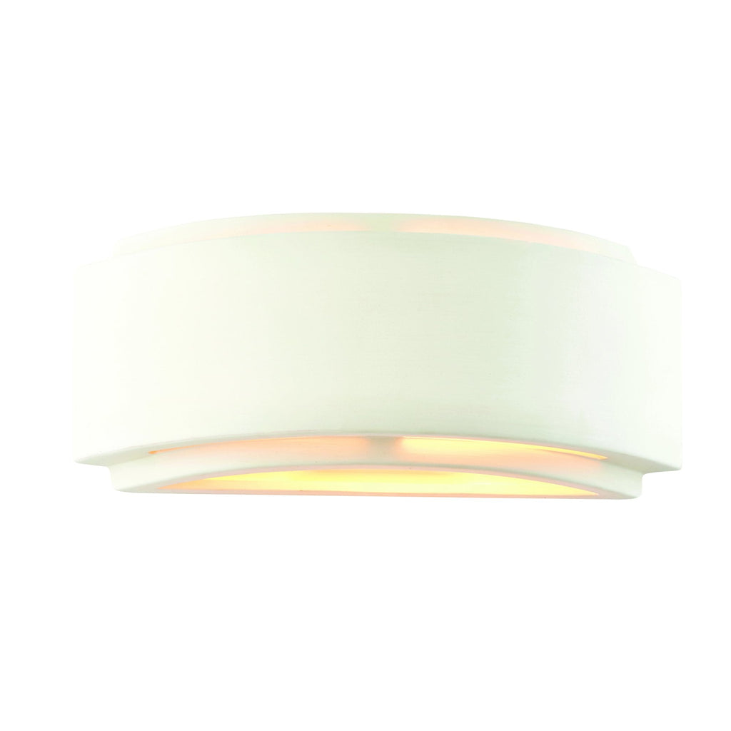 76570 Gianna 1 Light Wall Light Unglazed Ceramic