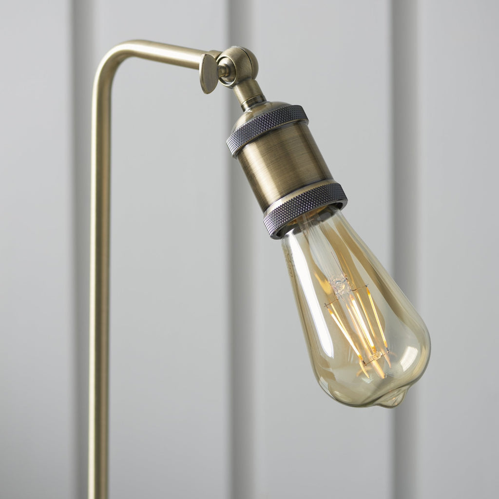 97246 Hal 1 Light Table Lamp Antique Brass Plate