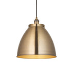 98744 Franklin 1 Light Pendant Antique Brass Plate