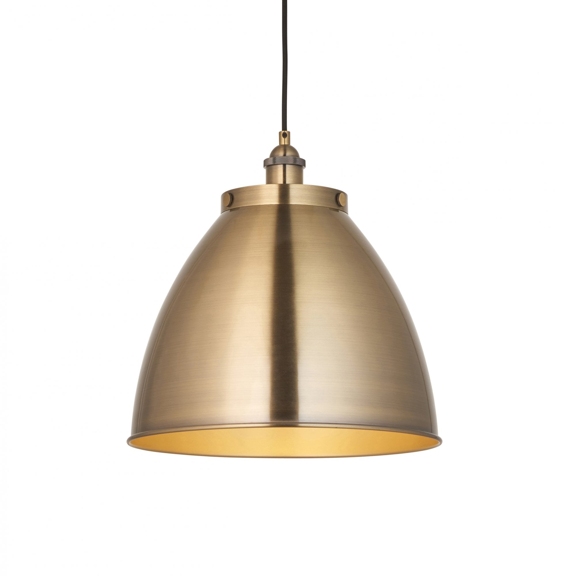 98744 Franklin 1 Light Pendant Antique Brass Plate