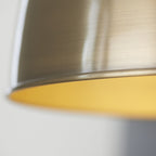 98744 Franklin 1 Light Pendant Antique Brass Plate