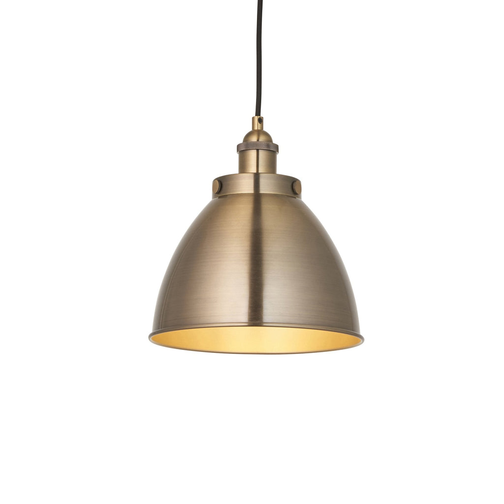 98745 Franklin 1 Light Pendant Antique Brass Plate