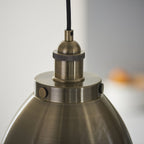 98745 Franklin 1 Light Pendant Antique Brass Plate
