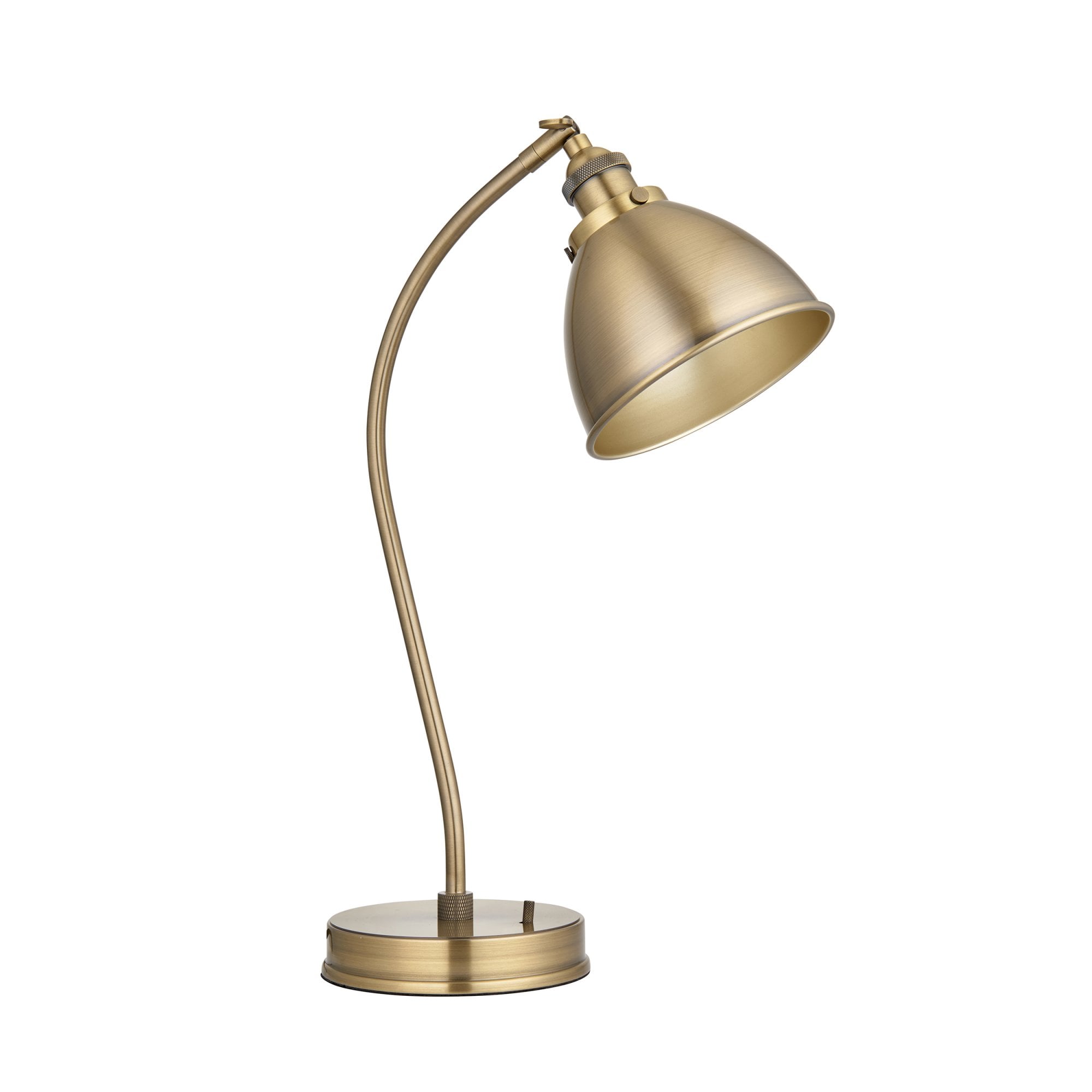 98747 Franklin 1 Light Table Lamp Antique Brass Plate