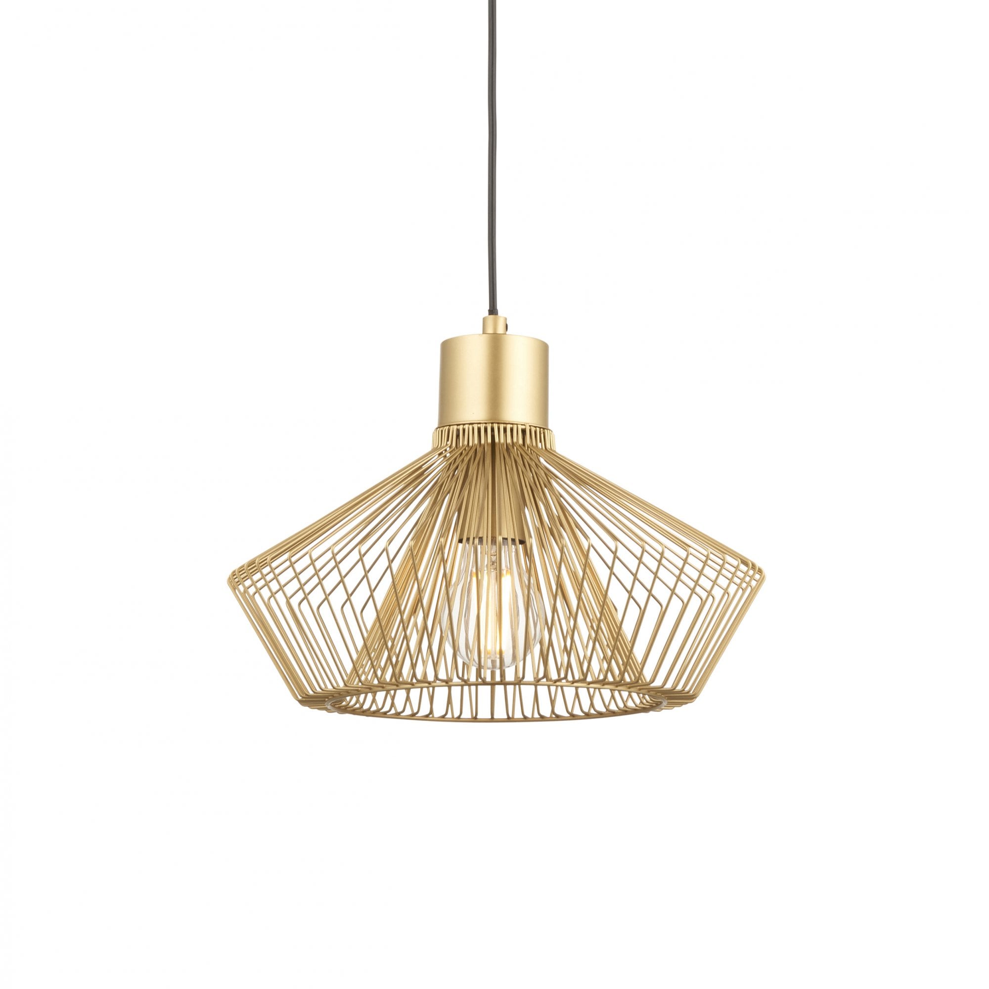 99498 Kimberley 1 Light Pendant Gold Paint Finish