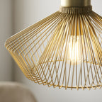 99498 Kimberley 1 Light Pendant Gold Paint Finish