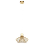 99498 Kimberley 1 Light Pendant Gold Paint Finish