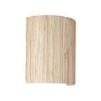 101690 Longshore 1 Light Wall Light Natural Seagrass & Matt Black