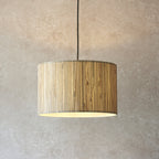 101691 Longshore 1 Light Pendant Natural Seagrass & Matt Black