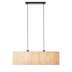 101692 Longshore 2 Light Pendant Natural Seagrass & Matt Black