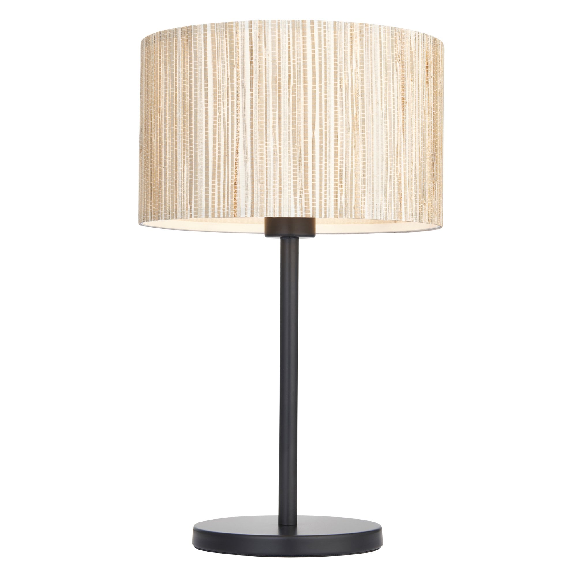 101693 Longshore 1 Light Table Lamp Natural Seagrass & Matt Black