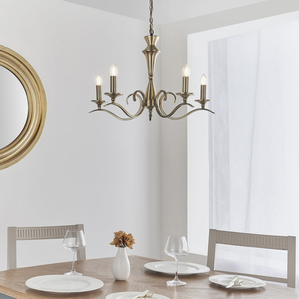 KORA-5AB Kora Ceiling Pendant 5 Light