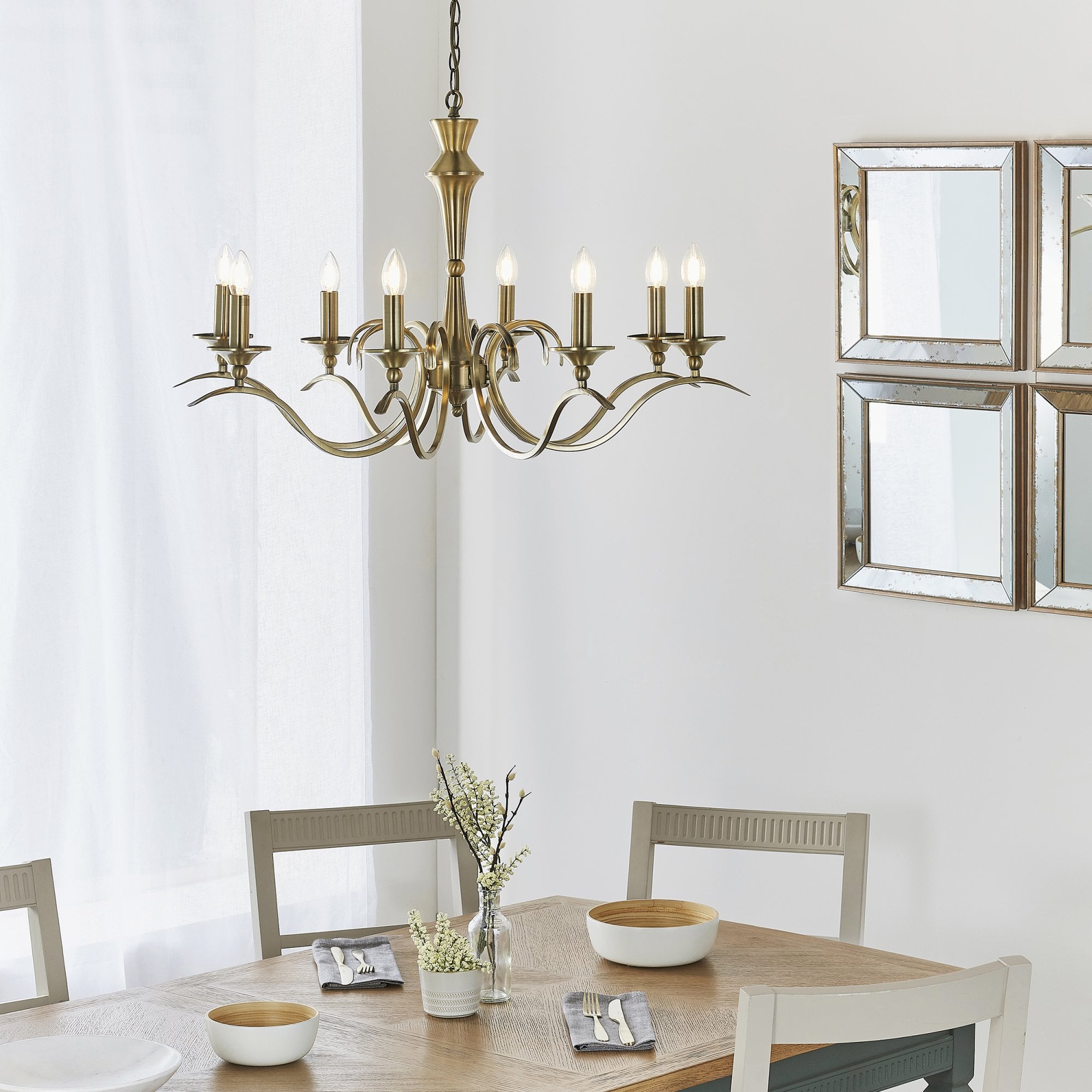 KORA-8AB Kora Ceiling Pendant 8 Light
