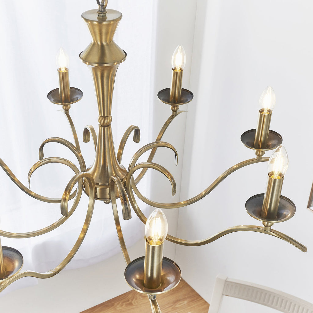 KORA-8AB Kora Ceiling Pendant 8 Light