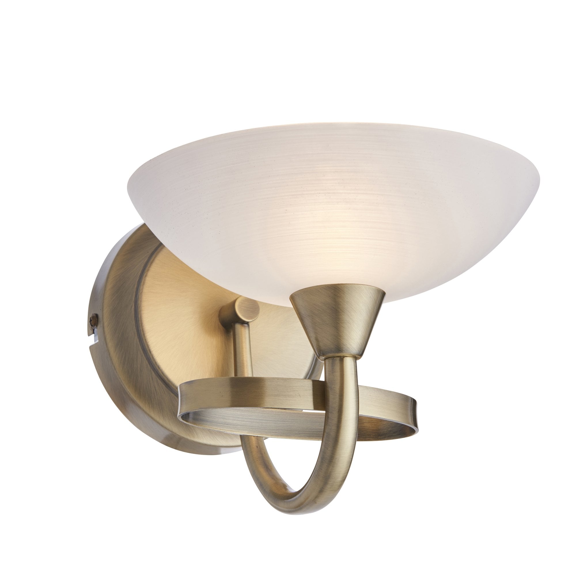 CAGNEY-1WBAB 1 Light Wall Bracket In Antique Brass