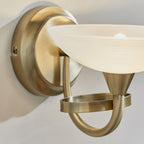 CAGNEY-1WBAB 1 Light Wall Bracket In Antique Brass