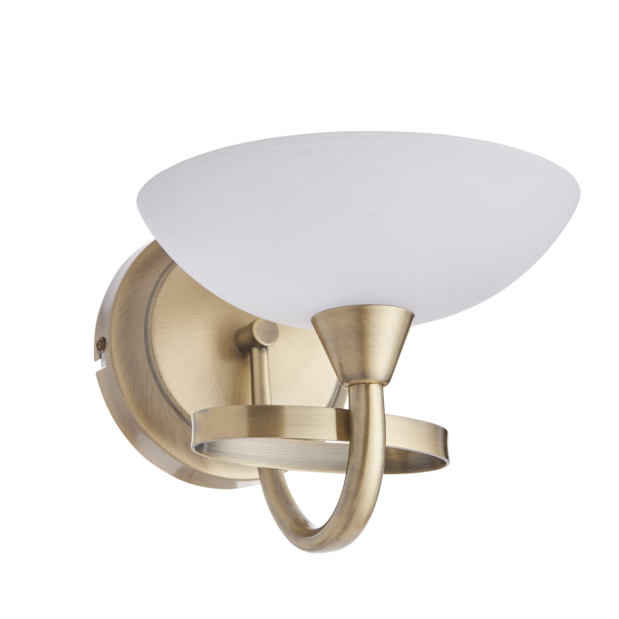 CAGNEY-1WBAB 1 Light Wall Bracket In Antique Brass