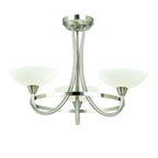 CAGNEY-3SC 3 Light Ceiling Fitting Satin Chrome
