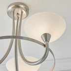 CAGNEY-3SC 3 Light Ceiling Fitting Satin Chrome
