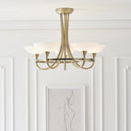 CAGNEY-5AB 5 Light Ceiling Fitting Antique Brass