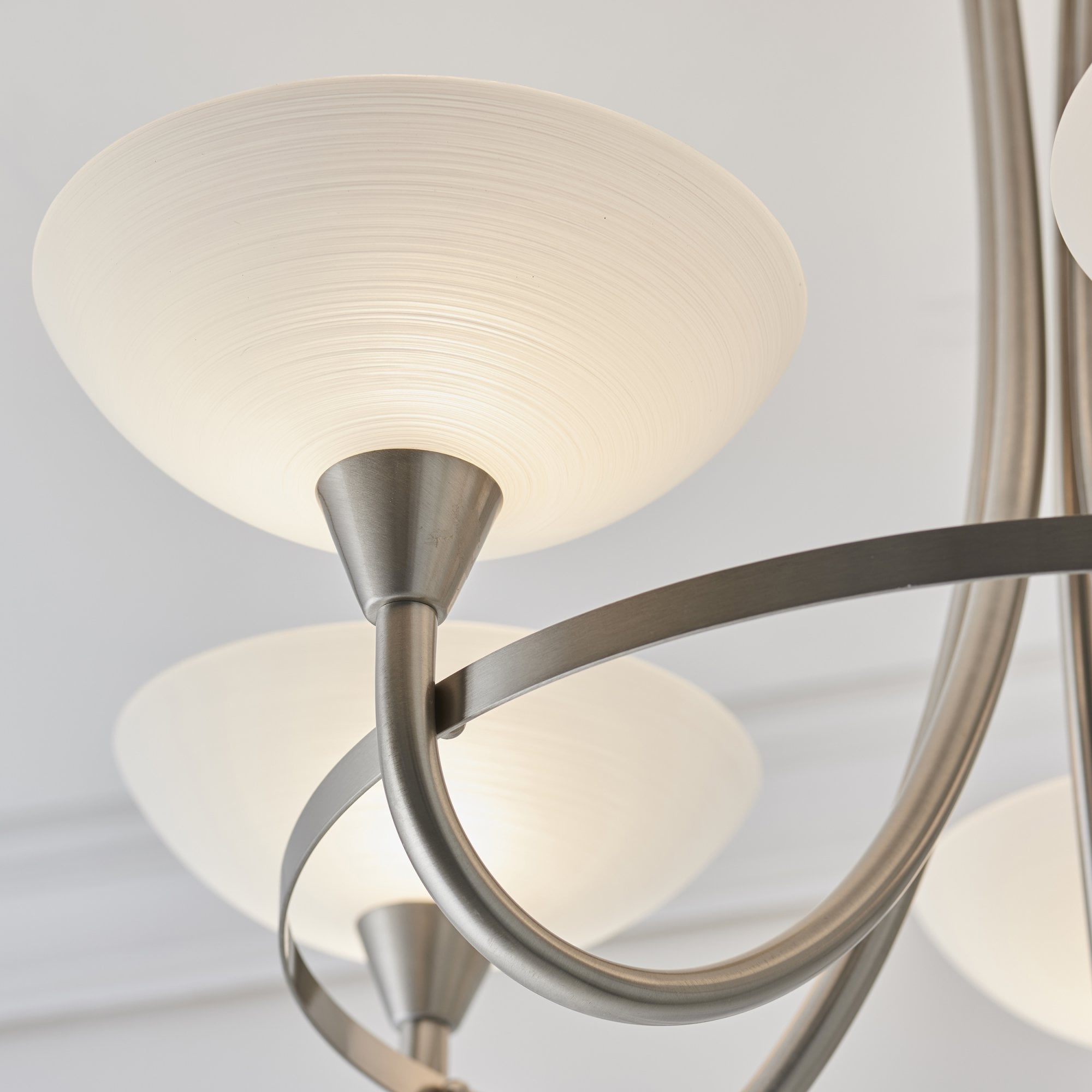 CAGNEY-5SC 5 Light Ceiling Fitting Satin Chrome
