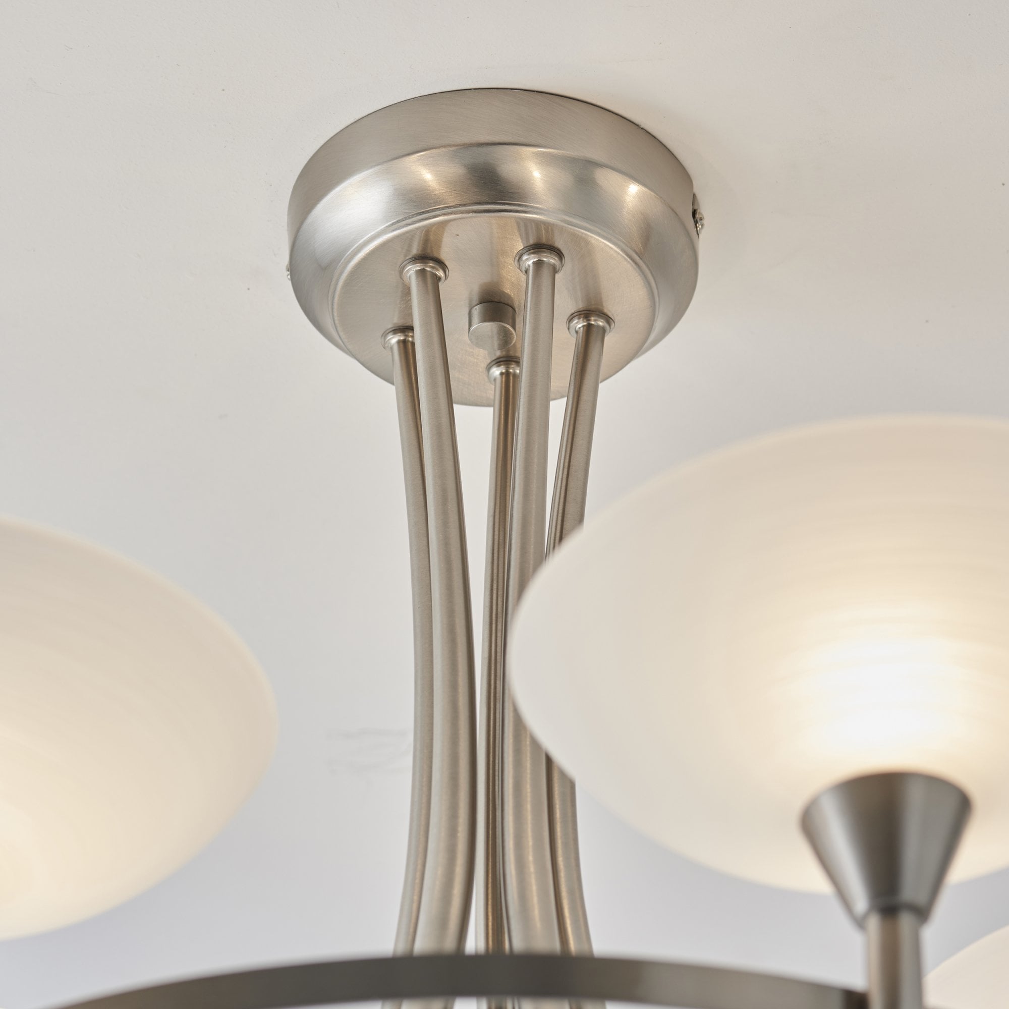 CAGNEY-5SC 5 Light Ceiling Fitting Satin Chrome