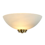 WELLES-1WBAB 1 Light Wall Light In Antique Brass