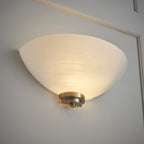 WELLES-1WBAB 1 Light Wall Light In Antique Brass