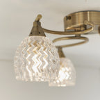 BOYER-3AB 3 Light Ceiling Fitting With Antique Brass Finish