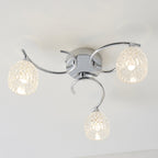 BOYER-3CH 3 Light Ceiling Fitting With Chrome Finish