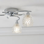 BOYER-3CH 3 Light Ceiling Fitting With Chrome Finish