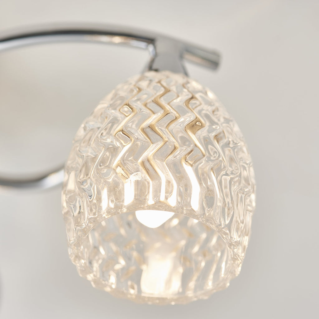 BOYER-3CH 3 Light Ceiling Fitting With Chrome Finish